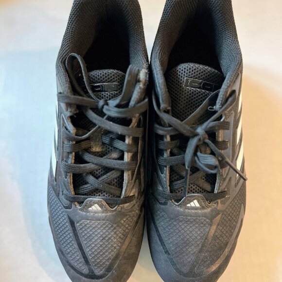 Adidas Boys' Baseball Cleats - Black & White - Size 6 - Wide Fit - Lightly Used! - Picture 3 of 5